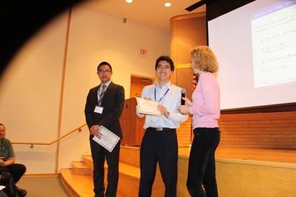 From left: Han Ding Xie, Yalin Zhu, and Katja Remlinger (NCB Committee)