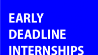 While many summer internships have deadlines in January through April, these two have deadlines sooner.