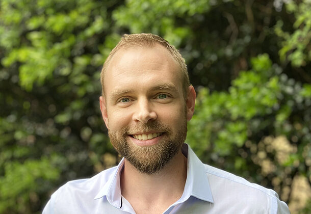 On the Job with Steve Jackson with a photo of a white man with light hair, smiling and wearing a button up