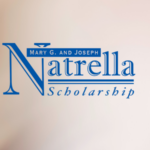 The words Natrella Scholarship