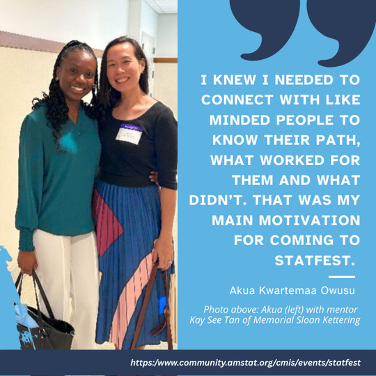 photo of Akua Kwartemaa Owusu and KaySeeTan with their shoulders touching